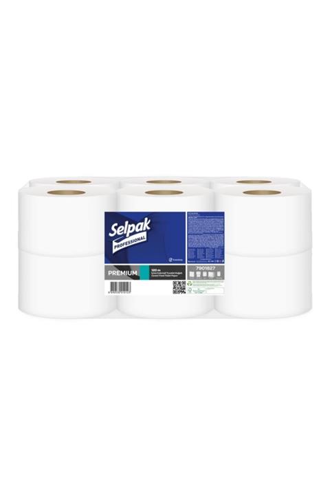 Selpak Professional Içten Çekmeli Tuvalet Kağıdı 120 M Koli Içi 12 Rulo