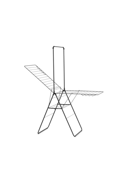 Tantitoni Mat Siyah Ekstra Askılıklı Çamaşır Kurutma Askısı-25 Metre