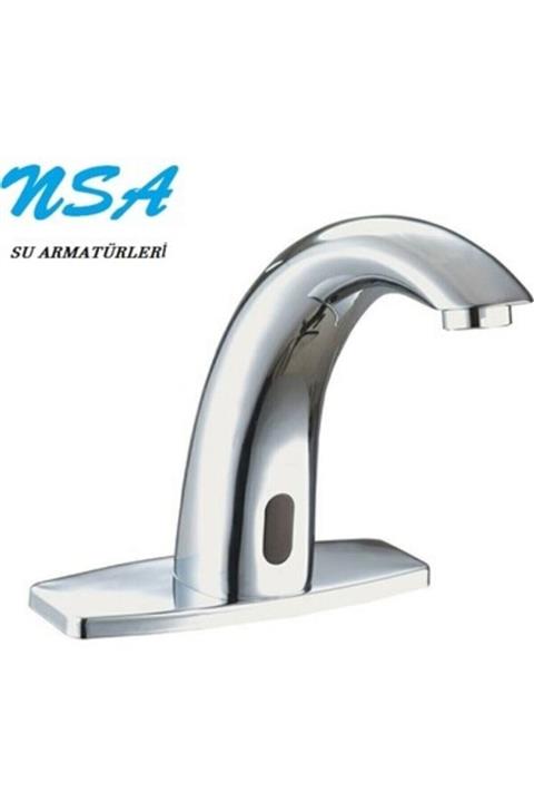 NSA Su Armatürleri Tek Su Girişli Fotoselli Lavabo Bataryası