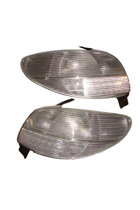 TYC 1999-2009 Peugeot 206 Hb Modifiye Stop Lambası Sağ-sol Set 2 Parça Beyaz-ledli 3-5kapı () (adet)