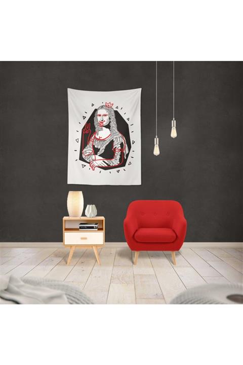 BuanArt Duvar Örtüsü 70x100 Cm - Mona Lisa