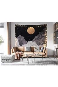 Hobimania Ay Işığı Moon Light Duvar Örtüsü 40x60 Cm Duvar Dekorasyon Moda