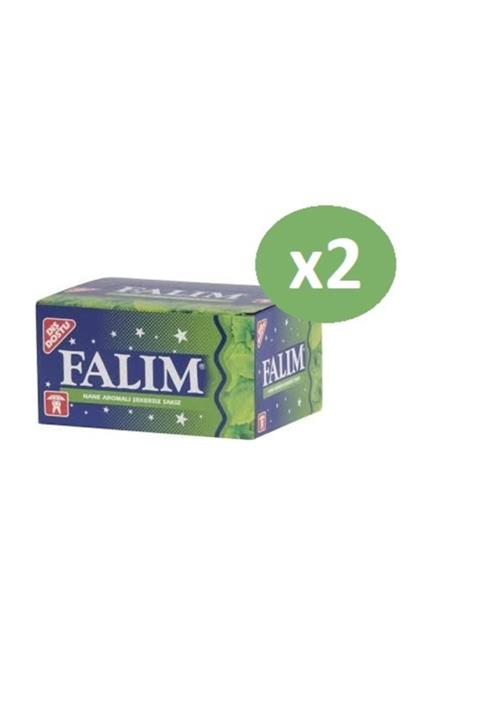 Falım Tekli Nane Aromalı Sakız 100 Adet 2 Kutu