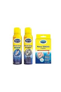 Scholl Ilaçlı Nasır Sökücü Flaster + 24 Saat Etkili Ayak Ve Ayakkabı Spreyi