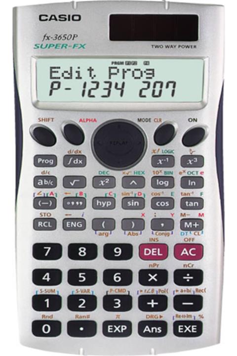 Casio Fx-3650p Iı 10+2 Fonksiyonel Hesap Makinesi
