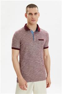 TRENDYOL MAN Bordo Erkek Slim Fit Kısa Kollu Polo Yaka T-shirt TMNSS21PO0042