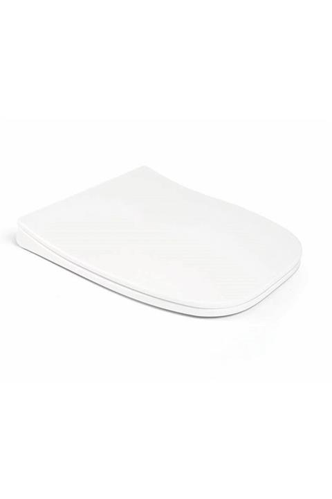 NKP Zümrüt Slim İnce Kare Yavaş Kapanan Klozet Kapağı