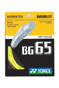 YONEX Unisex Badminton Kordajı - Bg 65 Badon Kordajı (10M) - BG65-M10