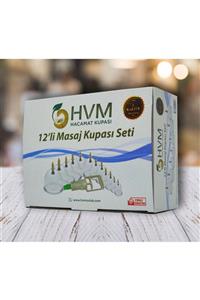 HVM 12'li Hacamat Kupası Seti Masaj Seti