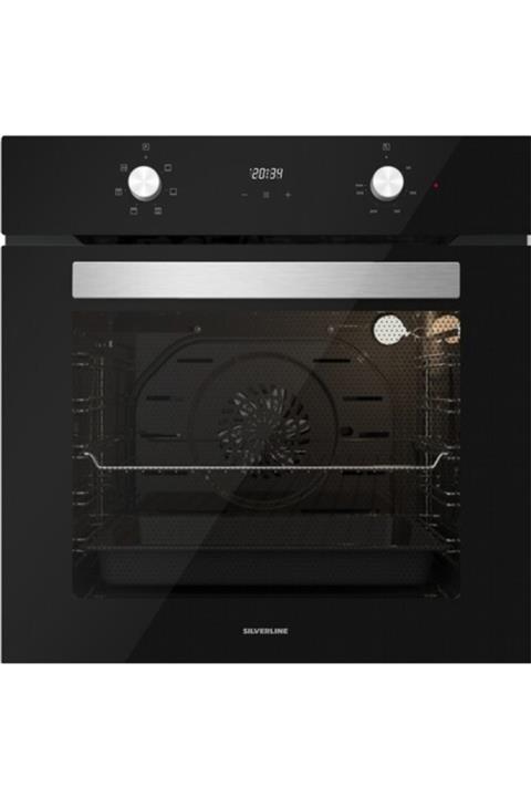 Silverline Bo6502b01 Multifonksiyonel Siyah Ankastre Fırın
