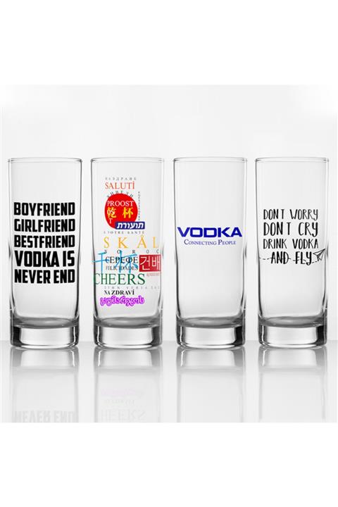 ZEK 4’lü Votka Bardağı Seti