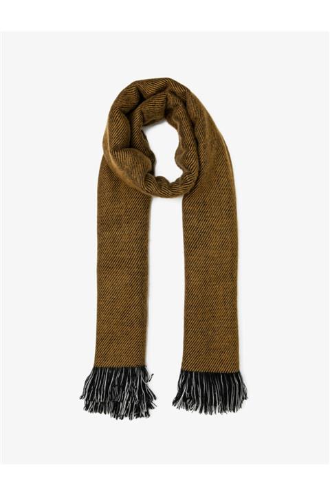 Koton Kadın Sarı Püsküllü Sal