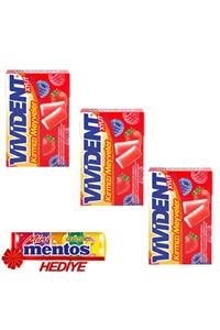 Vivident Box Meyve Sulu '' 3 Adet '' (mentos Mini Hediyeli)