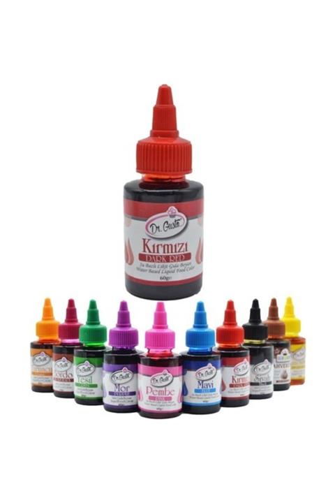 Cansüs Dr. Gusto Sıvı Gıda Boyası Kırmızı 60gr