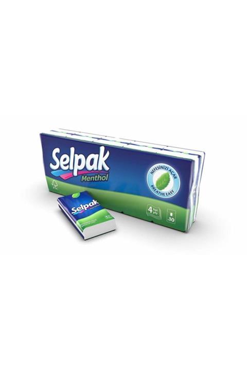 Selpak Mendil 10 Lu Mentollü