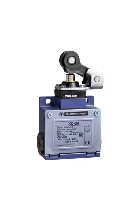 Schneider Electric Telemecanique Xckm121, Yatay Hareketli,termoplastik Makaralı Manivela, 1na+1nk