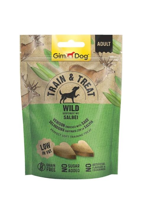 Gimdog Train&trait Geyik Eti Ve Adaçayı Köpek Ödülü 125gr