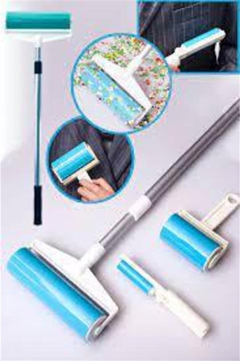 yiwu home Yıkanabilir Tüy Ve Toz Toplama Rulosu Sticky Lint Roller Süper Set 4 Parça 3 Adet Rulo