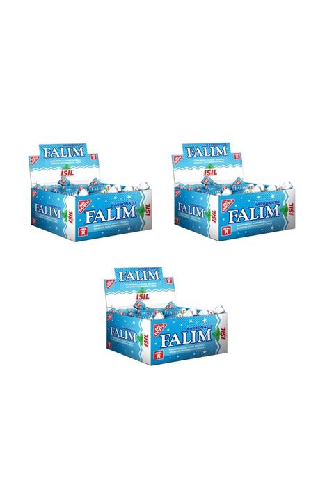 Falım Işıl Nane Aromalı Aromalı Şekersiz Sakız 1.4gr 100x3 Paket