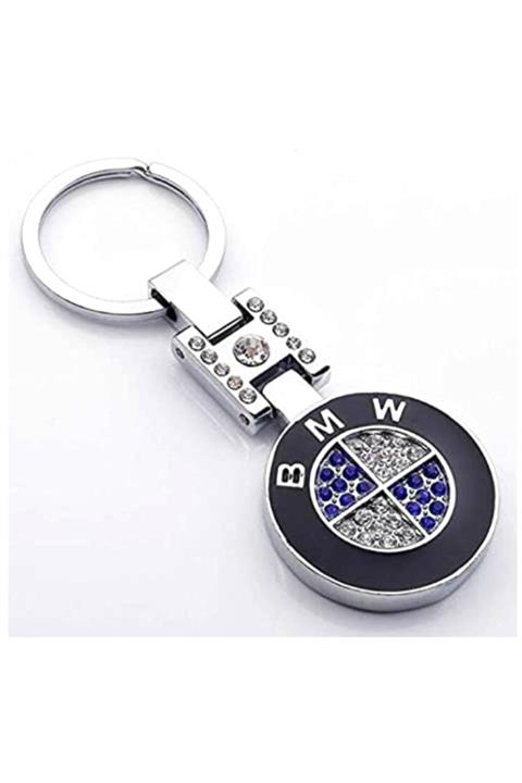 idealaksesuar Bmw Taşlı Metal Oto Anahtarlık Car Keychain