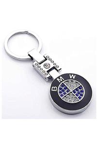 idealaksesuar Bmw Taşlı Metal Oto Anahtarlık Car Keychain