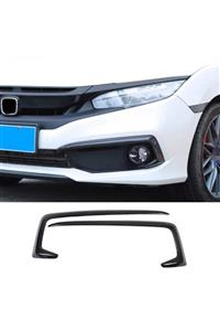 beyaztuning Honda Civic Fc5 Sis Farı Üst Kaşı Çıtası Kaplaması Karbon 2019-