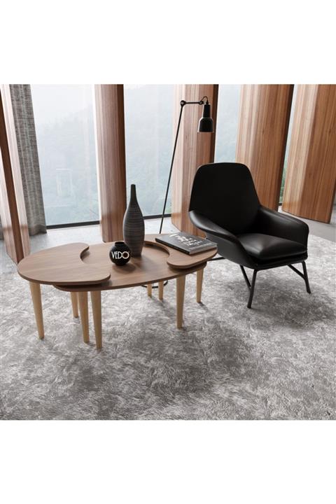 VEDO Kahverengi Orta Sehpa