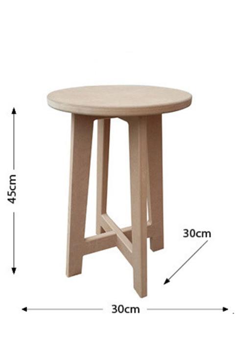 Ahşap Demonte Tabure - 45x30x30 Cm