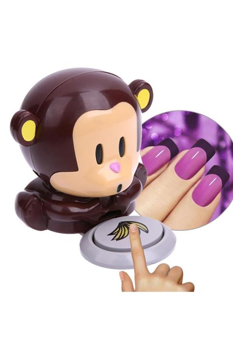 BRCTOPTAN Marka: Buffer Maymun Figürlü Hava Üfleyen Pratik Kolay Hızlı Oje Kurutucu