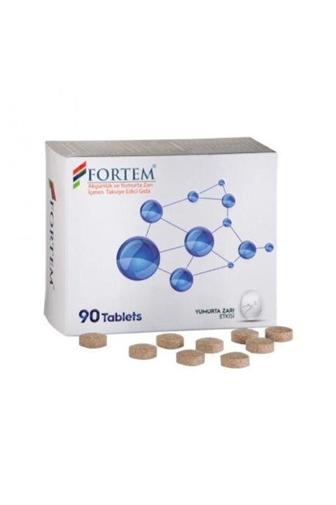 FORTEM Akgünlük Yumurta Zarı Etkili 60 Tablet 750 Mg Fortm0001