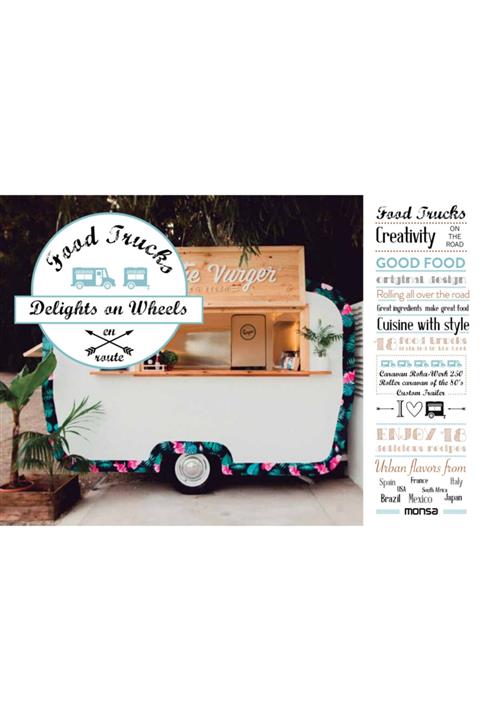 Instituto MONSA de Ediciones Food Trucks, Delights On Wheels! (mobil Yiyecek Kamyonları)