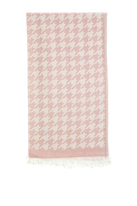 rosa bianca Pembe Pıyedepul Jakalı Pamuk Peştemal