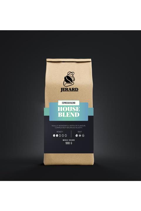 JERARD House Blend 1kg Cafe Cream Çekirdek Kahve