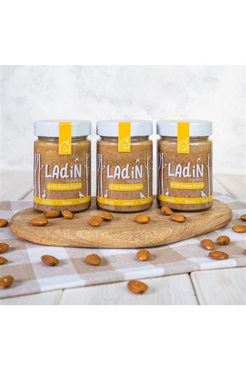 Ladin Organics 3lü %100 Badem Ezmesi Seti(930 GR)