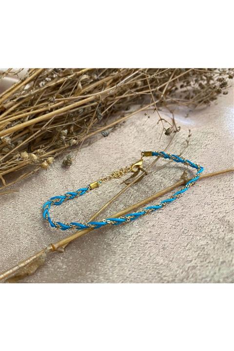 Markiz Takı Kadın Mavi Halhal