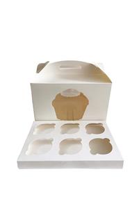 SET BASIM 6'lı Cupcake Kutusu (25'li)