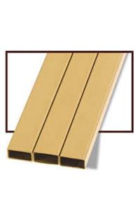 EMİN Pirinç Profil Boru 10 X 20 Mm 1 Mt