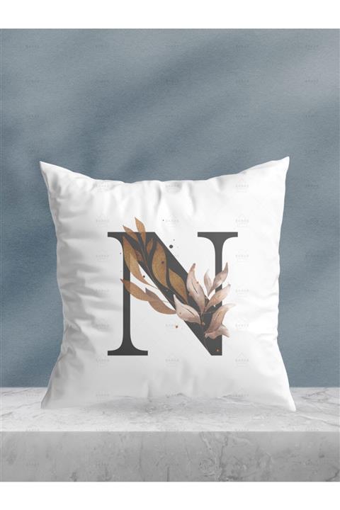 Bahar Home Tropikal N Harfi Yastık