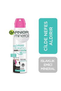 Garnier Mineral Lekesiz Koruma Sprey Deodorant 150 Ml - Alkolsüz