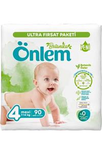 ÖNLEM Bebek Bezi Botanika Ultra Fırsat Pk Beden:4 (7-14kg) Maxi 90 Adet