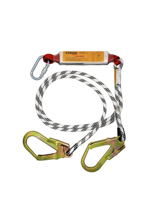Karam Şok Emici Gövdeli Çift Ip Bacaklı Uzatma Halatı