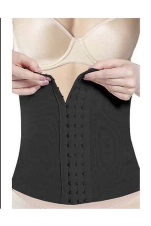 bejamonti Kadın Siyah Agraflı Bel Korse