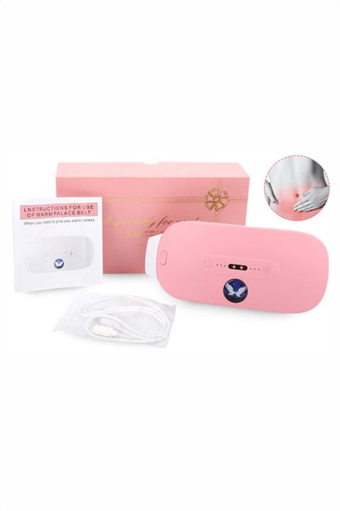 Tienci Isıtmalı, Titreşimli, Karın Bel Masaj Aleti, Karın Bel Ağrısı Kemeri, Menstrual Kramp Ağrı Azaltma