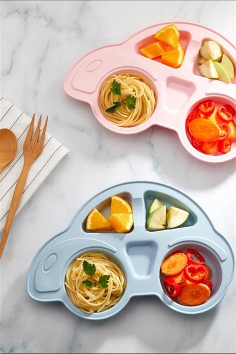 Lova Pembe Araba Model Mama Tabağı