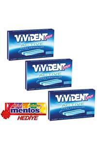 Vivident Cüzdan Actıve Nane '' 3 Adet '' (mentos Mini Hediyeli)