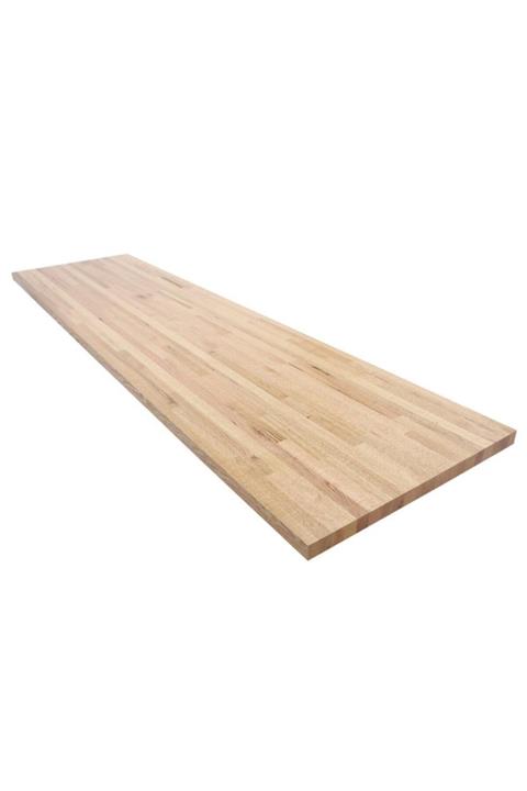 WOODLIFE Meşe Masif Mutfak Tezgahı Eni 96cm - Boyu 330cm - Kalınlığı 40mm