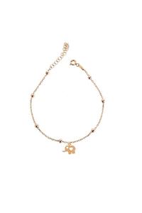 Trend Silver 925 Ayar Gümüş Rose Toplu Çocuk Top Top Zincir Fil Halhal