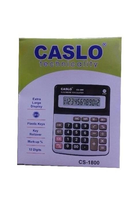 Caslo Cs-1800 Hesap Makinası 12 Hane