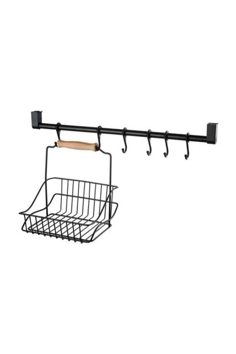MY KITCHEN COLLECTION Retro Mutfak Seti Askılı Ve Sepetli Ve Kanca