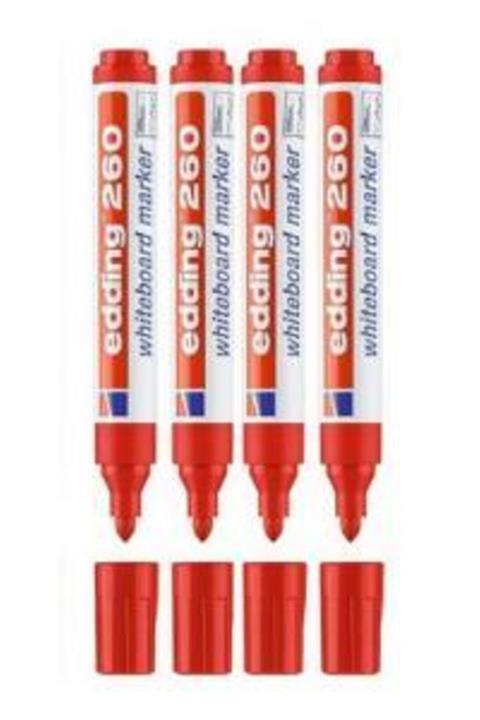 Edding 260 Beyaz Yazı Tahtası Kalemi 4 Adet